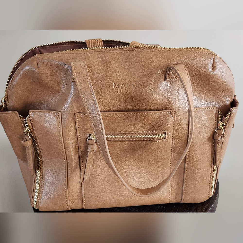 Maedn Camel Carryall Convertible Tote